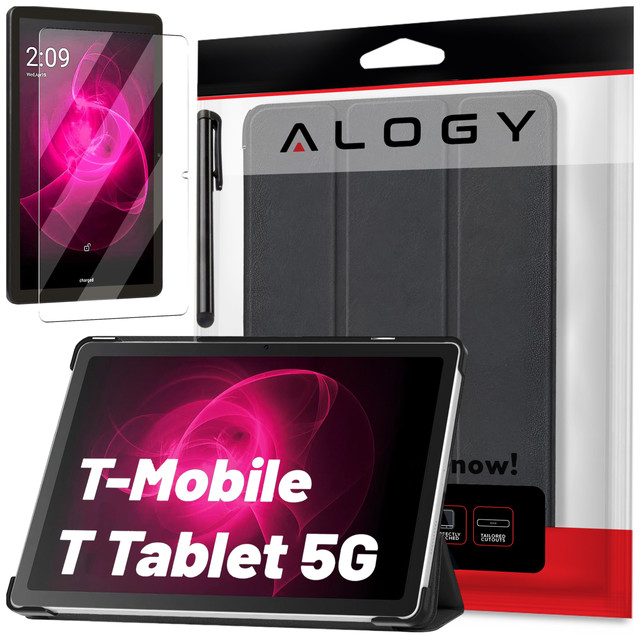 Etui do T-Mobile T Tablet 5G 10,36" obal na tablet Alogy Book Cover Case Czarne