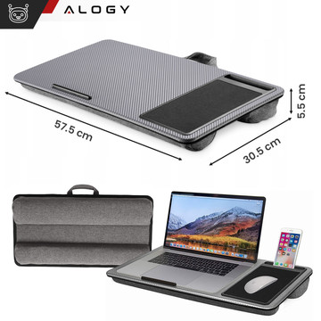Stojan na stůl na notebook držák telefonu podložka pod myš do postele Alogy přenosný psací stůl s polštáři