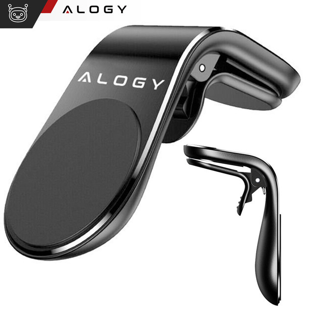 Magnetický držák do auta Alogy na mřížku černý