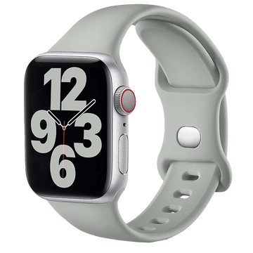 Sportovní gumový řemínek Alogy pro Apple Watch 42/44/45 / 49 mm šedý
