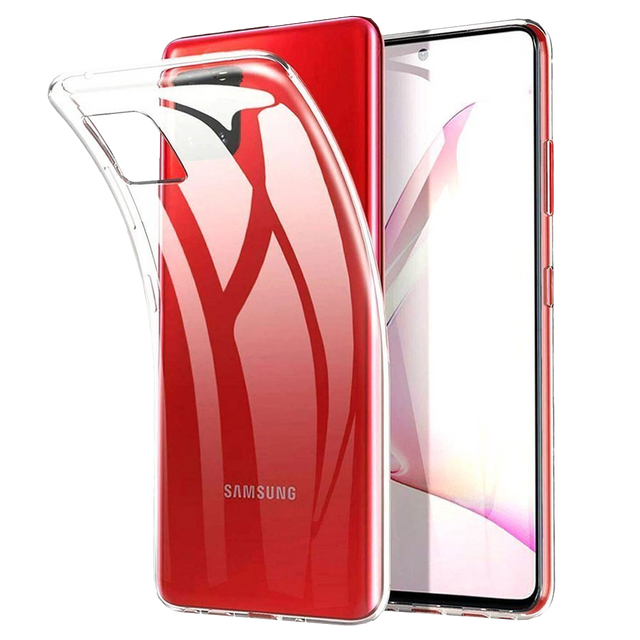 Alogy Silikonhülle Hülle für Samsung Galaxy Note 10 Lite transparent