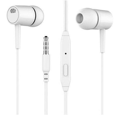 Alogy In-Ear Earphones Stereo Wired MiniJack Headphones White