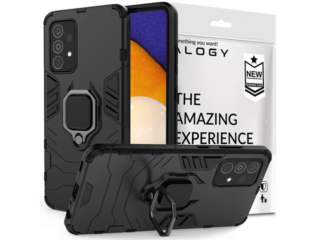 Etui Alogy Stand Ring Armor für Samsung Galaxy A72/ A72 5G schwarz
