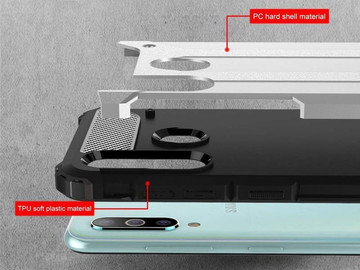 Pouzdro Alogy Hard Armor pro Samsung Galaxy A60 / M40 černé sklo Alogy