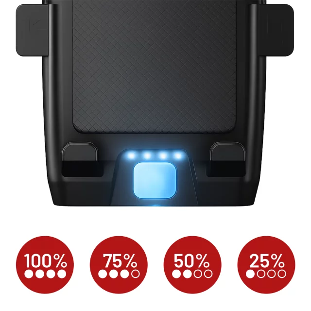 Bicycle Phone Holder 4in1 LED Light T6 Front Bell Bike Horn Powerbank 3000mAh Black