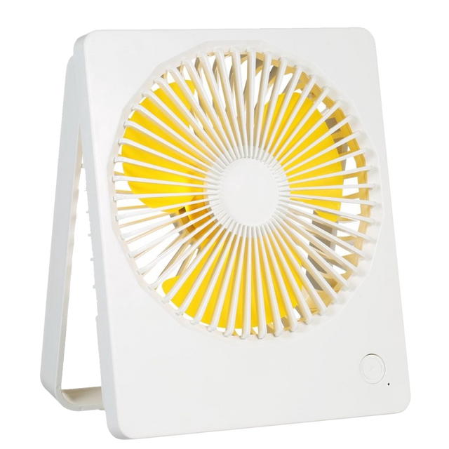 Alogy noiseless fan Mini Folding desk fan adjustable White