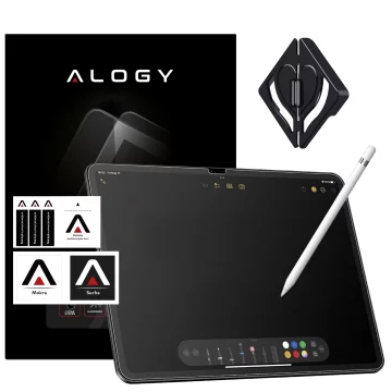 Matte Tempered Glass for Apple iPad 10.9 2022/2025 10/11 GEN Alogy Matte Paper-Like Screen Protector with Mounting Kit