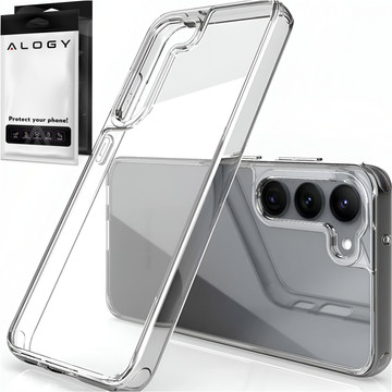 Hülle für Samsung Galaxy S24 Plus Back Cover Hybrid Clear Case Alogy Transparent
