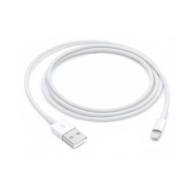 1m rychlý kabel USB-A to Lightning to Apple bílý