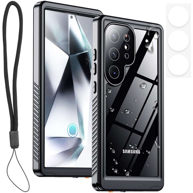 Pouzdro pro Samsung Galaxy S24 Ultra Armored Waterproof IP68 360 Armor Case for Mag Safe Alogy černé