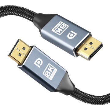 Kabel s konektorem Alogy 2x Display Port DP 1.4 8K 30AWG pro TV PC 3m