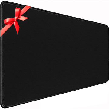 Desk pad for mouse and keyboard Anti-slip protective mat XL 80x40 cm Alogy Black