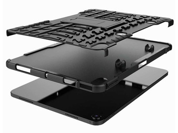 Alogy Armored Case for Apple iPad Air 4 2020/ 5 2022 Black Glass