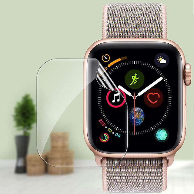 2x Hydrogel Alogy Hydrogel Schutzfolie für Smartwatch für Apple Watch 5 (40mm)