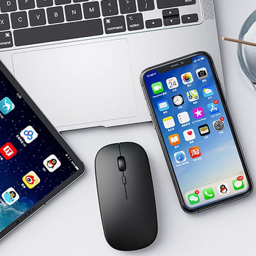 Mouse Alogy Mouse bezdrátová počítačová myš pro tablet a notebook Černá