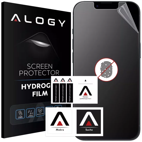 "MATTE" foil for Apple iPhone 14 Hydrogel Alogy HydroSkin Matte Pro™ for the screen for the "FREE FINGERPRINT" case
