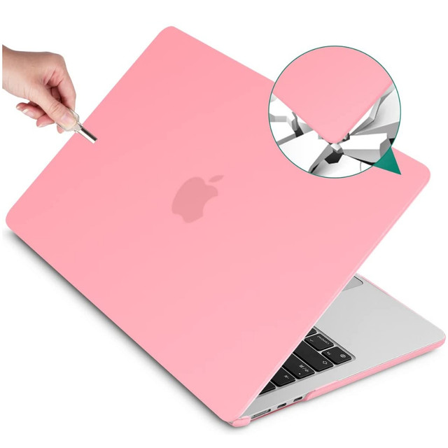 Pevné pouzdro Alogy pro Apple Macbook Air 13 2022 M2 Matte Pink