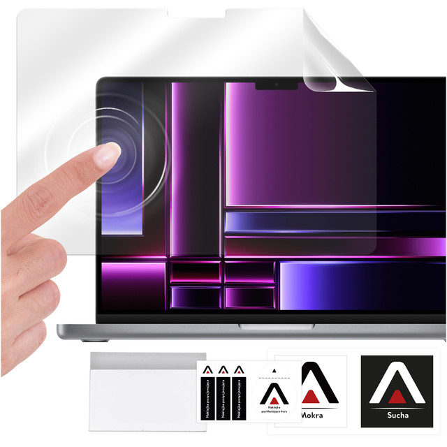 Matná ochrana obrazovky pro MacBook Pro 16 2023 2021 Alogy ochranná fólie obrazovky s filtrem Anti Blue