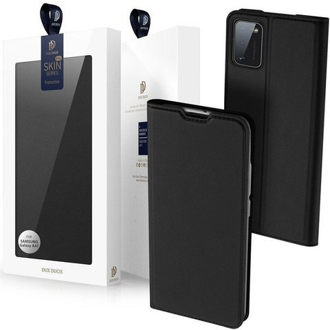 Dux Ducis Skin Leather Flip Protective Case for Samsung Galaxy A41 Black