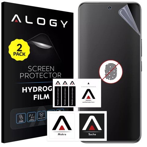 2x Folia "MATOWA" do Honor Magic6 Lite 5G Hydrożelowa Alogy HydroSkin Matte Pro™ na ekran do etui "BEZ ODCISKU PALCÓW"