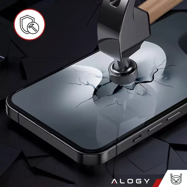 Szkło hartowane do Samsung Galaxy S25 Ultra ochronne szkiełko na ekran 9H Alogy EasyShield™️ z ramką montażową