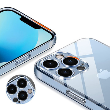 Obrněné pouzdro Alogy Hybrid Case pro Apple iPhone 13 Pro s krytem fotoaparátu Clear Glass