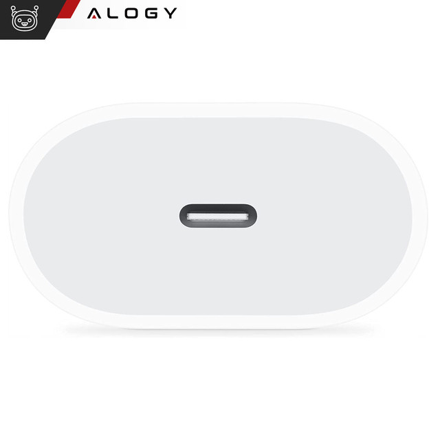Ładowarka sieciowa Alogy szybka USB-C Type C PD 20W Biała