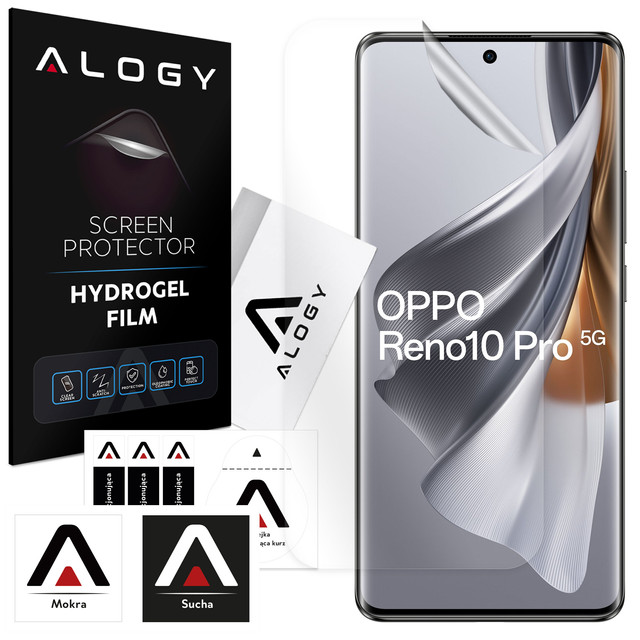 Hydrogel Film for Oppo Reno 10 Pro 5G Phone Screen Protector Alogy Hydrogel Film