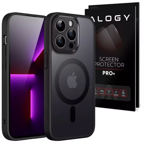 Case for Apple iPhone 13 Pro Alogy MagSafe Hybrid Matte Case matte cover with lens protection Glass