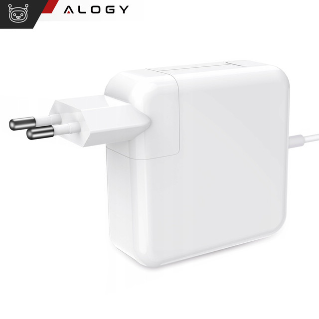 Ładowarka do MacBooka Alogy Charger Zasilacz do Apple MacBook MagSafe 2 T-type 45W Biała