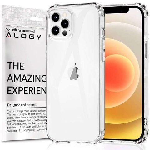 ShockProof Alogy armored case for Apple iPhone 12 Pro Max transparent