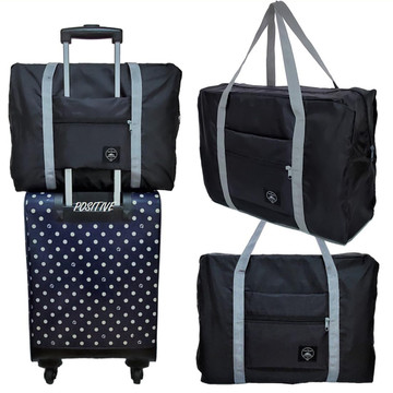 Pánská sportovní taška přes rameno do posilovny na trénink příruční zavazadlo 48x32 látka Alogy Sport Black