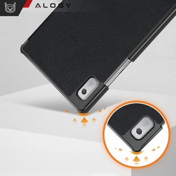 Lenovo Tab M9 2023 9" tablet case TB310XU TB310FU Case Alogy Book Cover Black Glass