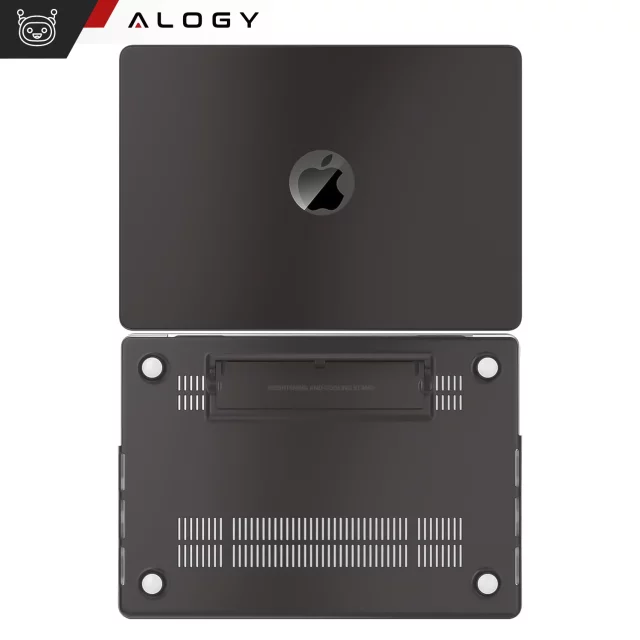 Alogy ProStand™ matte Hülle mit Ständer für MacBook Air 13,3" (A1932/A2179/A2337) Schwarz