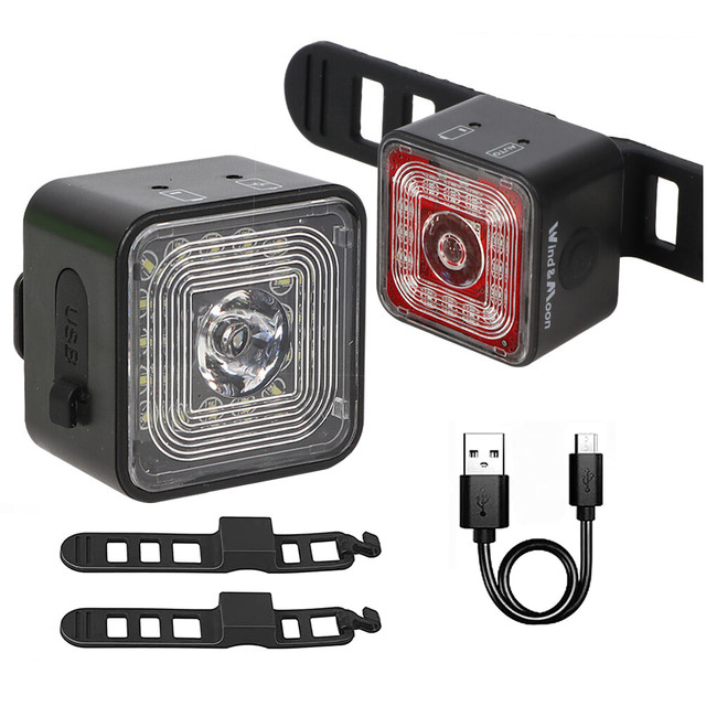 2-in-1 Alogy Bike Rear Front Light Smart Bicycle Flashlight Waterproof Front & Rear Light 120lm IP66