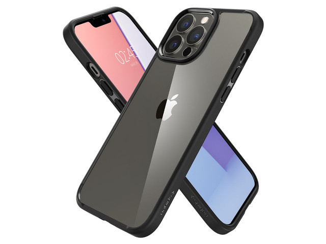 Kryt Spigen Ultra Hybrid pro Apple iPhone 13 Pro Matte Black Glass