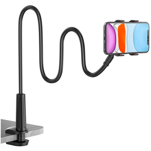 Alogy Flex Holder with Desktop Clip Flexible Tripod Universelle Telefonhalterung / Schwarz