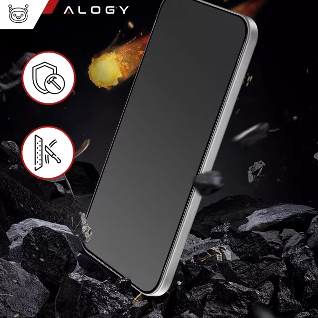 EasyShield™️ Privacy-Displayschutzfolie aus gehärtetem Glas für Apple iPhone 16 (9H) mit Montagerahmen