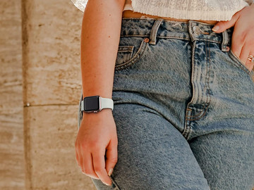 Alogy Sports Rubber Strap für Apple Watch 42/44/45 / 49mm Grau