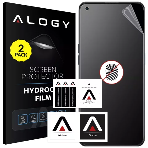 2x Folia "MATOWA" do Oppo Reno7 4G Hydrożelowa Alogy HydroSkin Matte Pro™ na ekran do etui "BEZ ODCISKU PALCÓW"