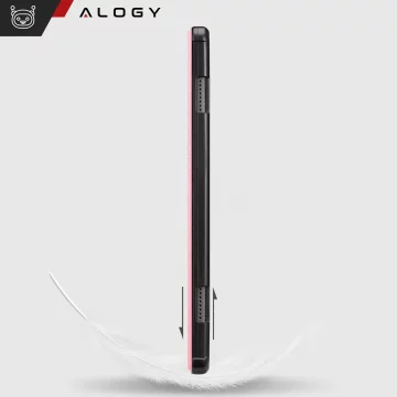 Pouzdro na iPhone 14 Pro Mag Safe Matt Case Cover matné Alogy Ring obrněné pouzdro na telefon černé