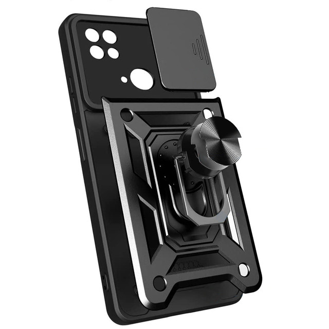 Pouzdro Alogy Camshield Stand Ring s krytem fotoaparátu pro Xiaomi Redmi 10c