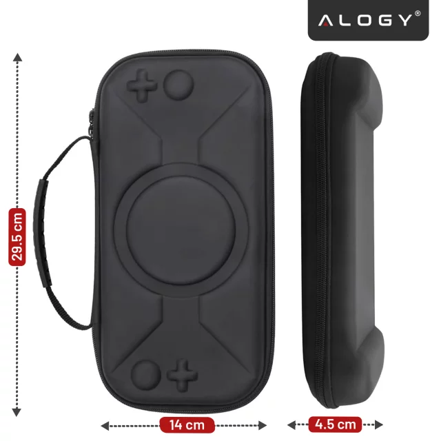 Handyhülle Wasserdichtes Gehäuse Alogy universal IPX8 bis 6,5 Schwarz