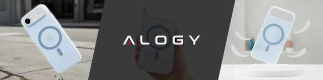 Case for Apple iPhone 16 Pro Max Alogy MagSafe Hybrid Matte Case with Lens Protection Black