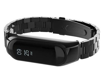 Náramek Alogy Stainless Steel pro Xiaomi Mi Band 5 Black