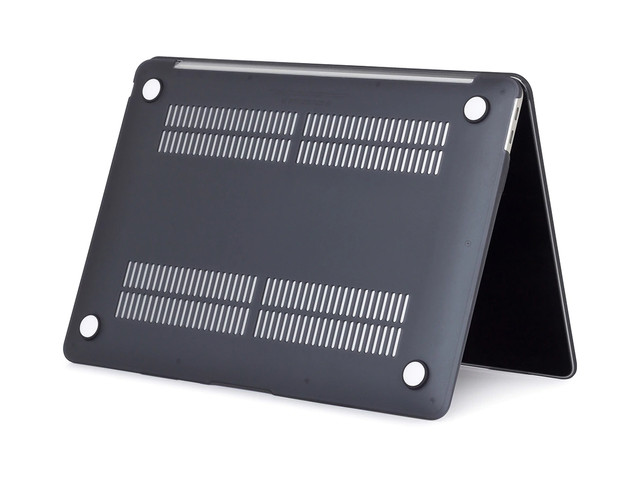 Etui Alogy Hard Case mat do Apple MacBook Air 13 2021 2020 M1 2019 2018 A2337 A2179 A1932 Czarne