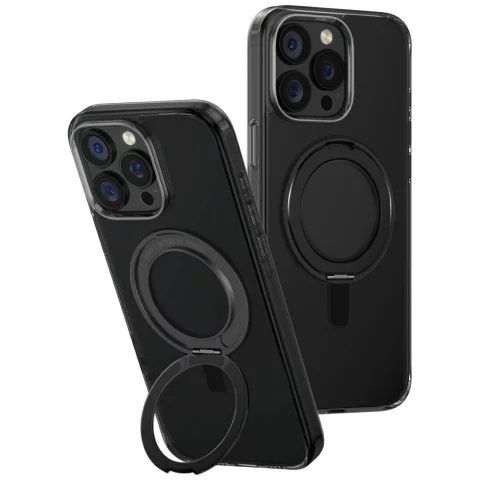 Etui UNIQ Swivix 360 Rotating Kickstand Czarny do iPhone 16 Pro Max