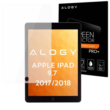 Alogy Tempered Glass Screen Protector for Apple iPad 9.7 2017/2018 .