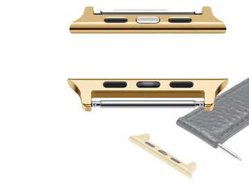 Alogy řemínkový adaptér pro Apple Watch 42/44 / 45mm Gold