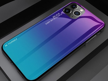Alogy Aurora Armor Case for Apple iPhone 11 Pro Max Purple Blue 03